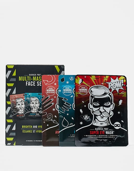 Barber Pro Multi Masking Face Set - Worth £16