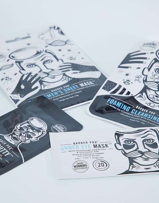 BARBER PRO Skin Revival Mask Set