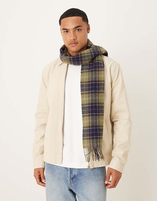 Barbour Tartan lambswool scarf in classic