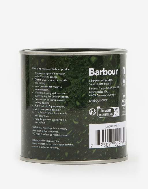 Barbour Wax Thornproof Dressing Tin
