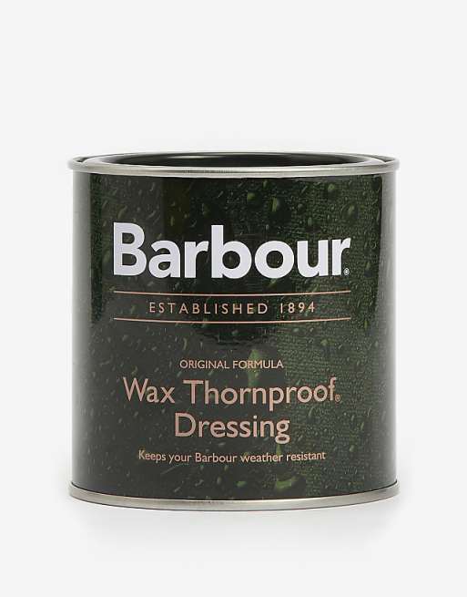 Barbour wax thornproof dressing tin