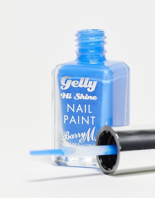 Barry M Gelly Hi Shine Nail Paint - Blue Margarita