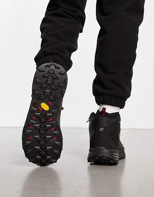 Berghaus VC22 Gore-TEX Waterproof Insulated Hiking Boots With High Grip Vibram Sole In Black