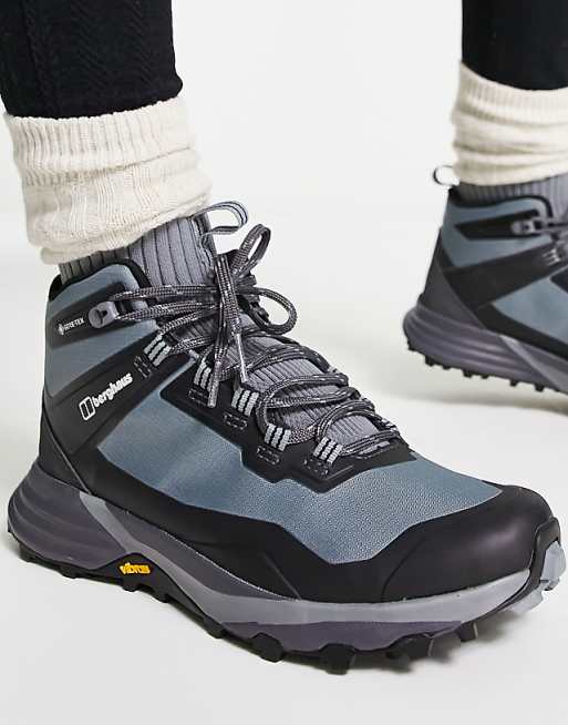Berghaus VC22 GORE-TEX Waterproof Trail Hiking Boots In Black And Grey
