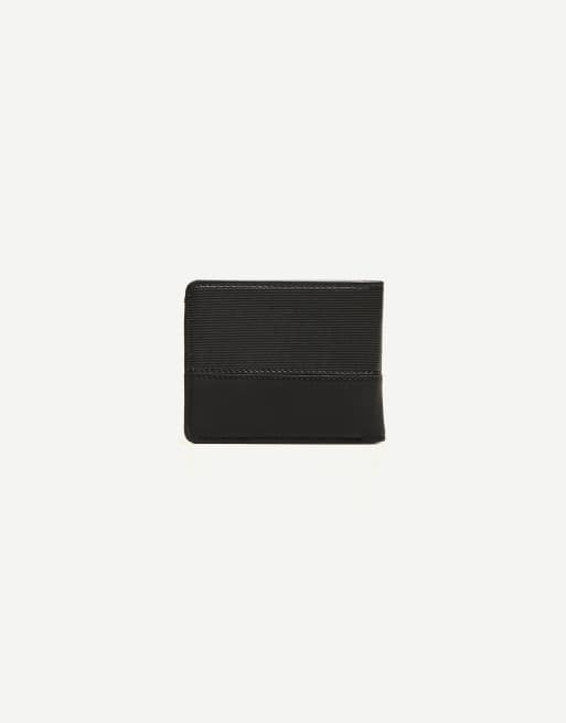 Bershka Contrasting Wallet In Black