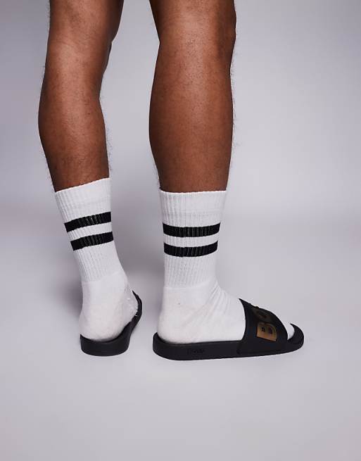 Boss Aryeh Contrast Logo Slider In Black And Gold
