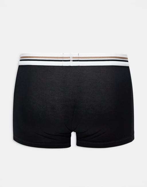 BOSS Bodywear 3 Pack Revive Boxer Briefs In Black