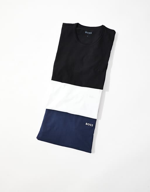 BOSS Bodywear 3 pack t-shirt in multi