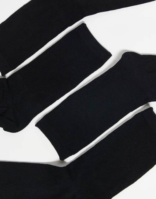Brave Soul 5 Pack Ankle Socks In Black
