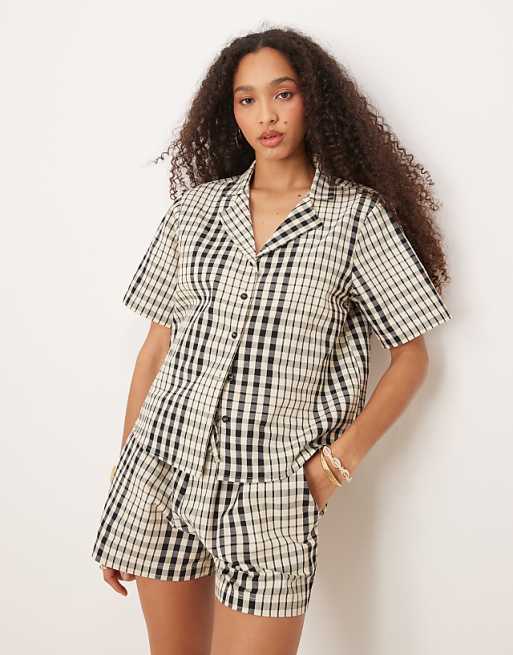 Brave Soul Co-ord In Check Design