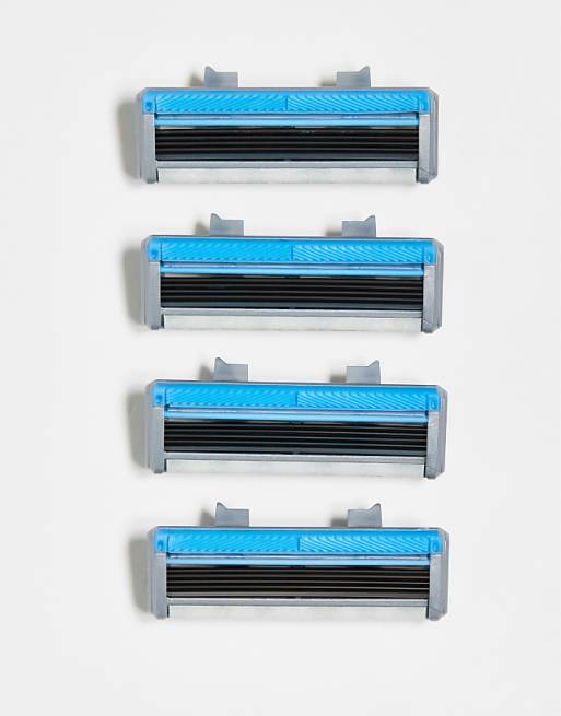 Bulldog Sensitive Steel Razor Blades - 4 Pack