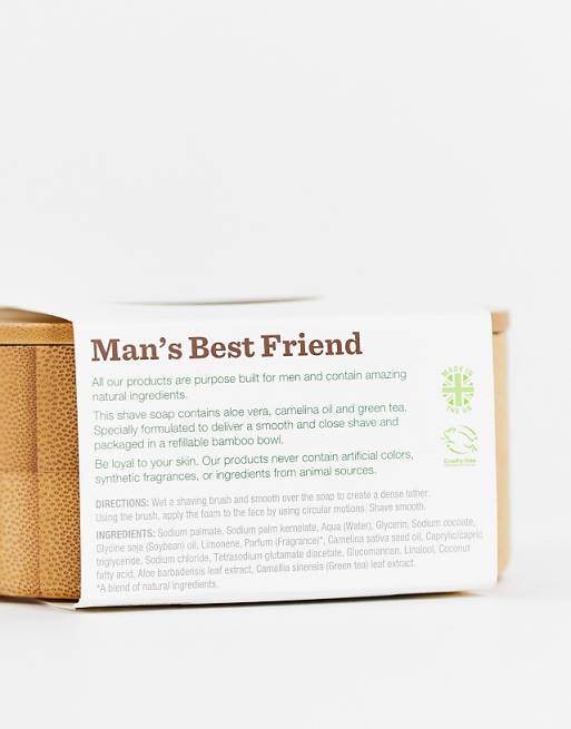 Bulldog Skincare Original Shave Soap And Bamboo Bowl 100g
