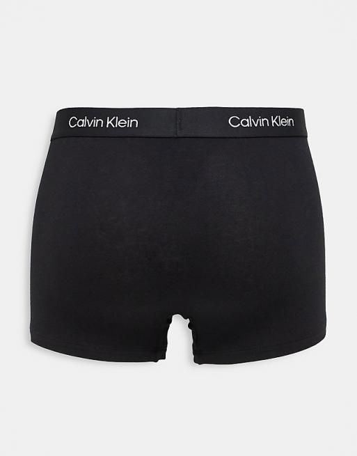 Calvin Klein CK 96 3 Pack Cotton Trunks In Multi