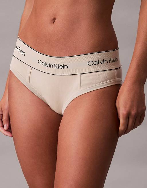 Calvin Klein Heritage Cotton bikini brief in oyster