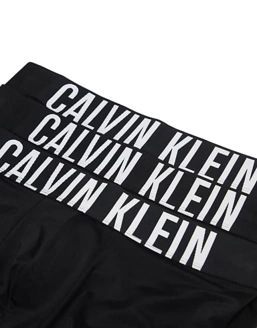 Calvin Klein Intense Power Boxer Briefs 3 Pack In Black