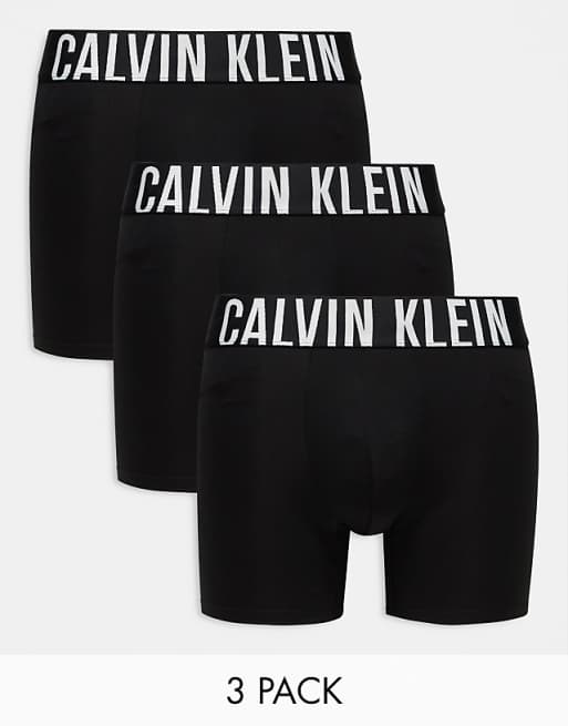 Calvin Klein Intense Power boxer briefs 3 pack in black