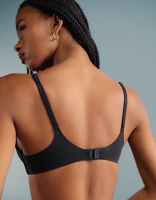 Calvin Klein Perfectly Fit Wireless T-shirt Bra In Black