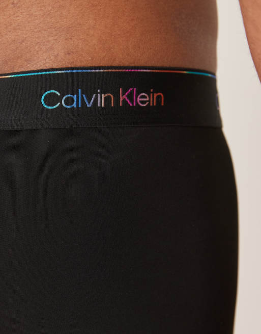 Calvin Klein Pride Low Rise Trunk In Black