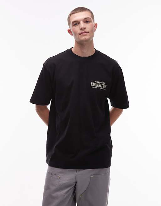 Carhartt WIP Arcan Loose Fit Motif T-shirt In Black