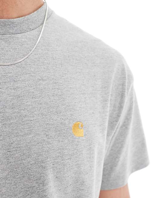 Carhartt WIP Chase T-shirt In Grey