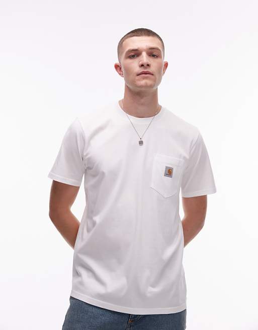 Carhartt WIP Pocket T-shirt In White
