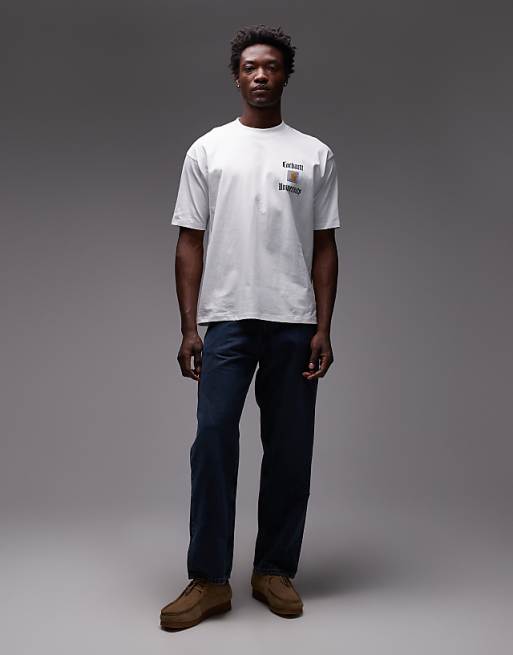 Carhartt WIP Schooling Heart Loose Fit T-shirt In White