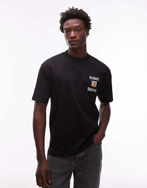 Carhartt WIP schooling heart loose fit t-shirt in black