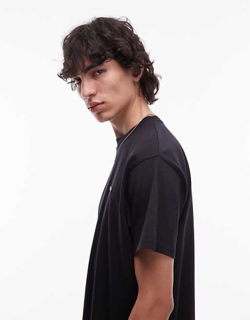 Carhartt WIP Script Embroidery T-shirt In Black