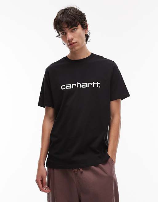 Carhartt WIP script t-shirt in black