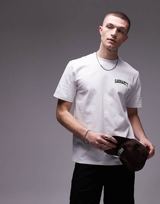 Carhartt WIP University Script T-shirt In White