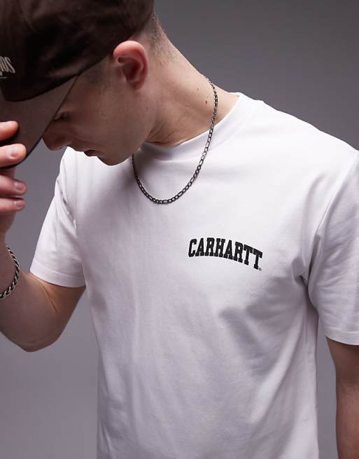 Carhartt WIP university script t-shirt in white