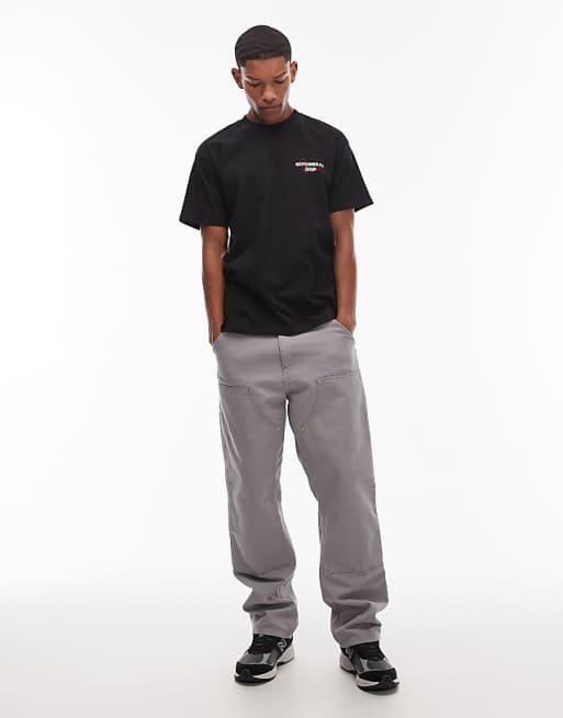 Carhartt WIP Wiptopia Backprint Loose Fit T-shirt In Black