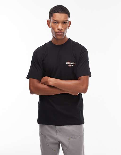 Carhartt WIP Wiptopia Backprint Loose Fit T-shirt In Black