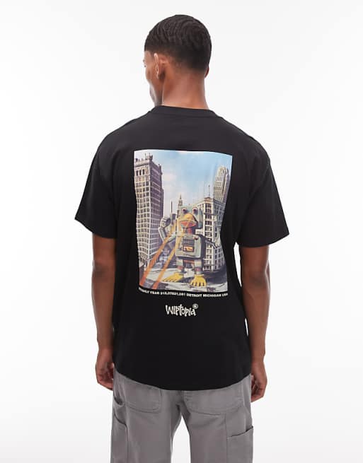 Carhartt WIP wiptopia backprint loose fit t-shirt in black