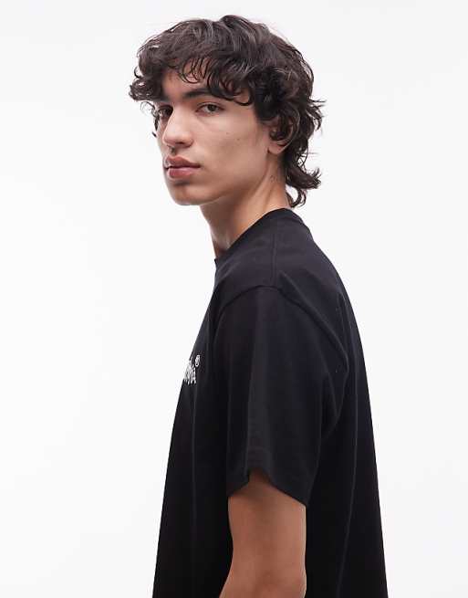 Carhartt WIP Wiptopia Script Loose Fit T-shirt In Black