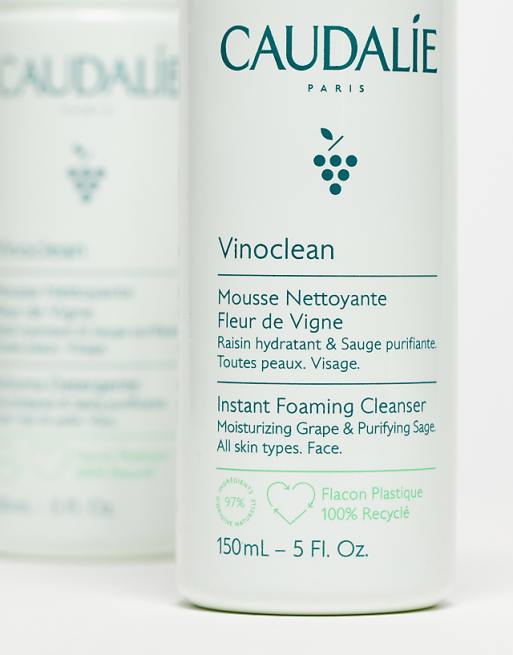 Caudalie Vinoclean Instant Foaming Cleanser Duo - 33% Saving