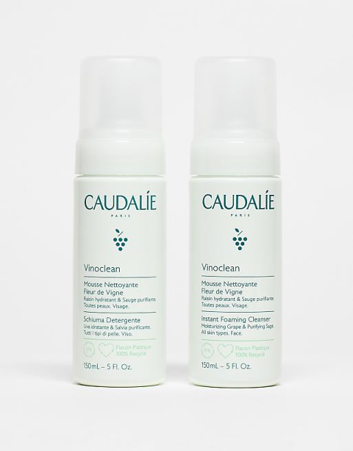 Caudalie Vinoclean Instant Foaming Cleanser Duo - 33% Saving