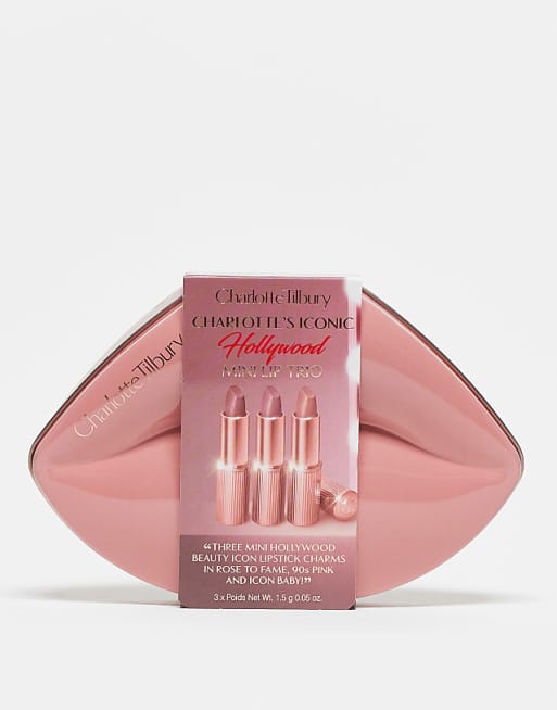 Charlotte Tilbury Hollywood Iconic Mini Lip Trio - 36% Saving