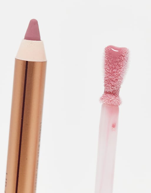 Charlotte Tilbury Pillow Talk Mini Glossy Lips Duo Pillow Talk Fair - 36% Saving