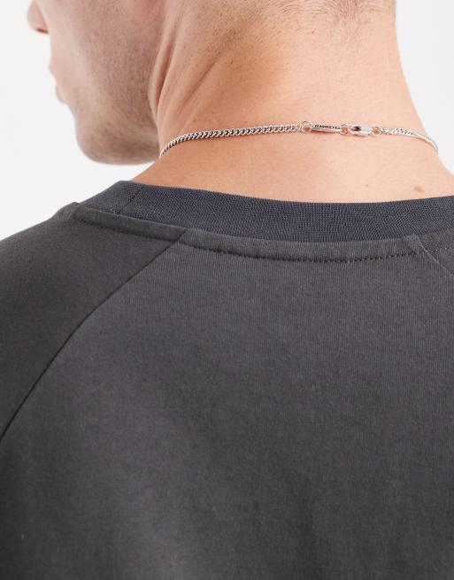 Classics 77 Mountain Engraved Pendant Chain Necklace In Silver