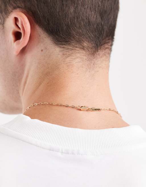 Classics 77 Shark Tooth Pendant Necklace In Vintage Gold