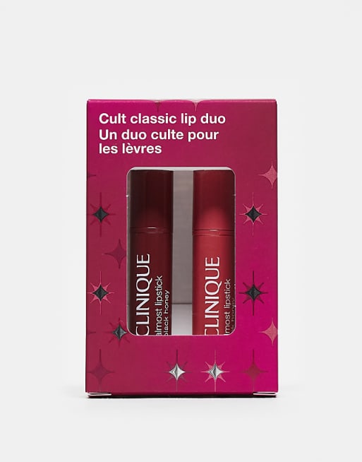 Clinique Cult Classic Lip Duo: Almost Lipstick Honey Gift Set - 10% Saving