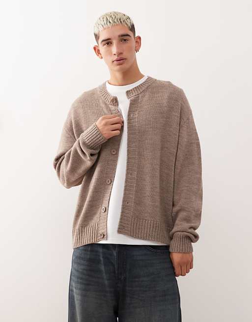 COLLUSION Brown cardigan