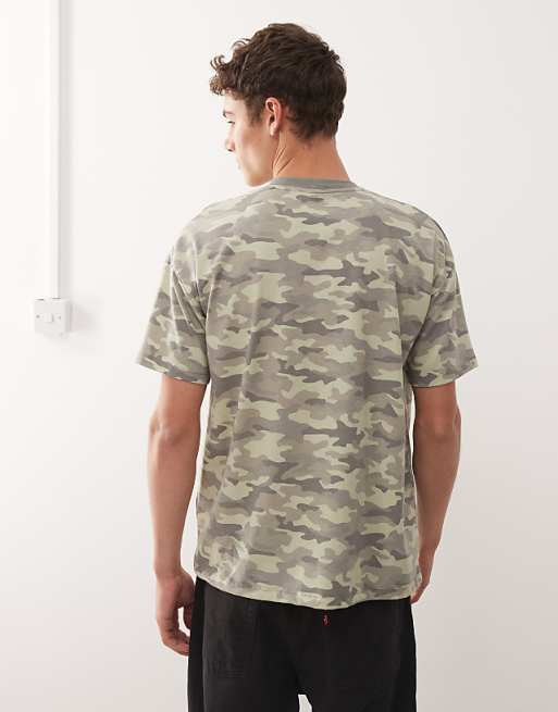 COLLUSION Oversized T-shirt In Washed Camo