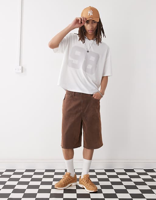 COLLUSION Sports Jersey Varsity In Beige Aritex