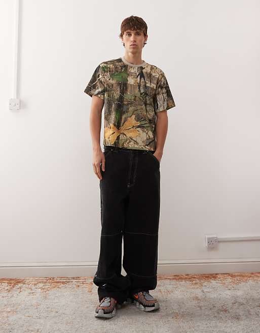 COLLUSION T-shirt In Camo