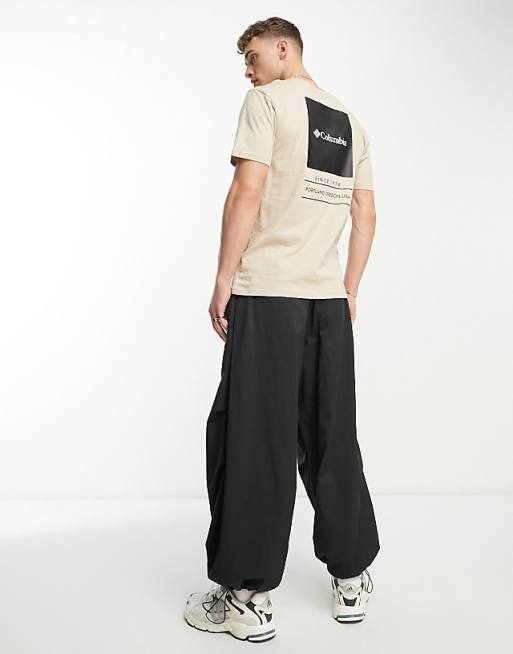 Columbia Barton Springs Back Print T-shirt In Beige Exclusive At ASOS