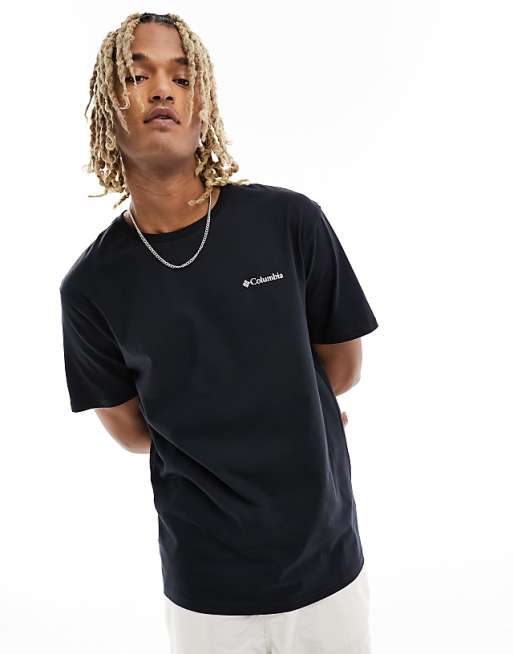 Columbia Barton Springs Back Print T-shirt In Black Exclusive At ASOS