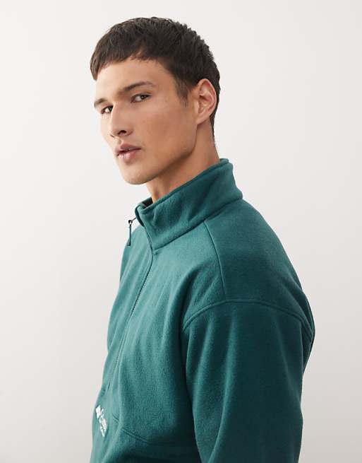 Columbia Bent Bough 1/2 Zip Fleece In Midnight Teal