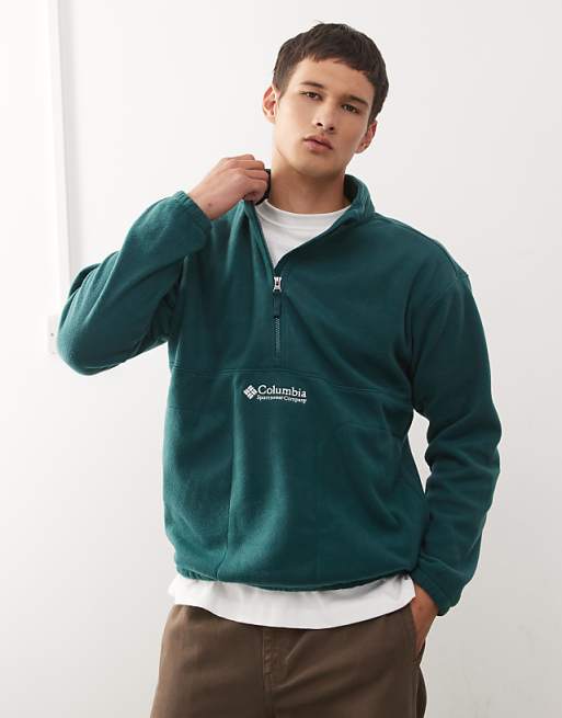 Columbia Bent Bough 1/2 zip fleece in midnight teal